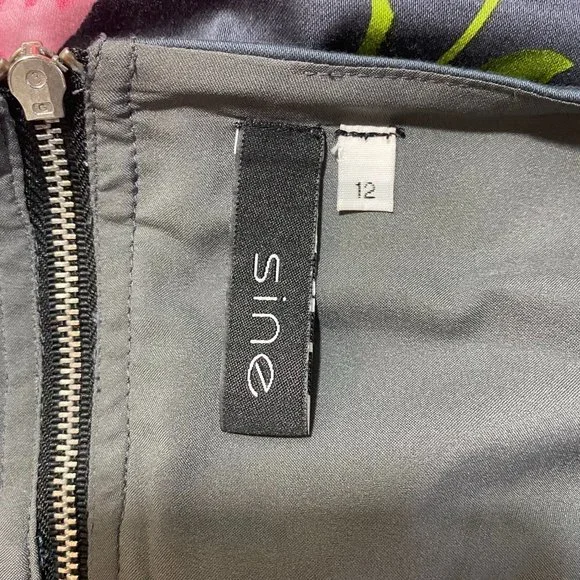 Anthropologie Sine Hollyhock Floral Dress Size 12 - Picture 6 of 8